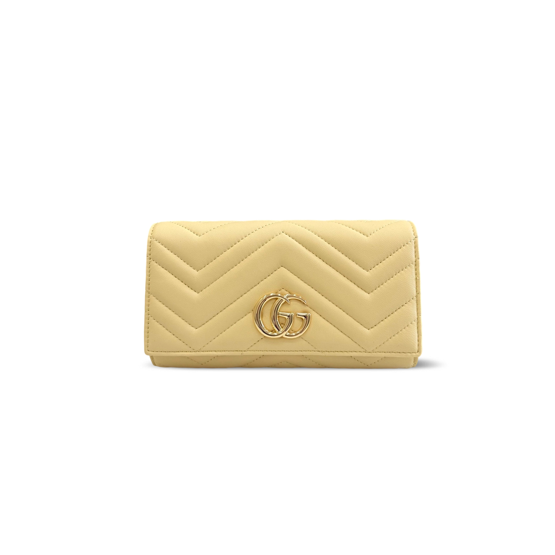GUCCI GG MARMONT CONTINENTAL WALLET 443436 (19*10*3.5cm)